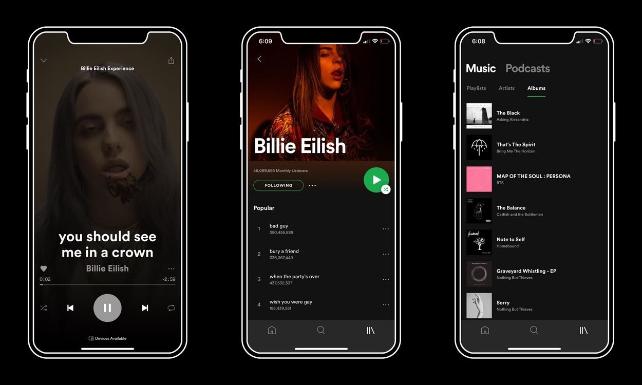 Spotify phone app